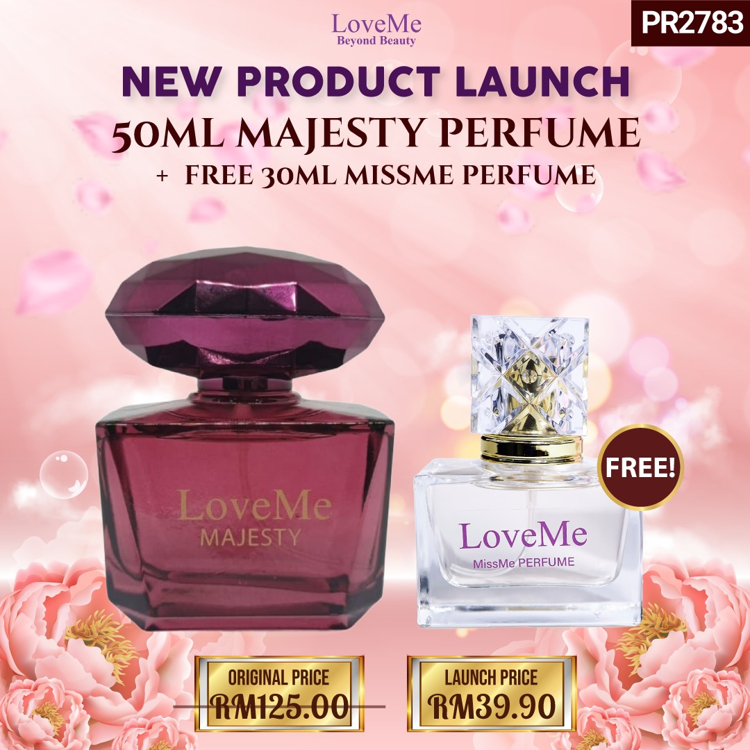 50ML MAJESTY PERFUME +FREE MISS ME